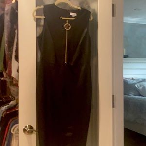 Calvin Klein leather dress